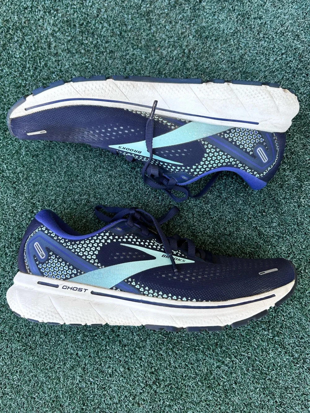 Brooks Ghost 14 Running Shoe Blue 9